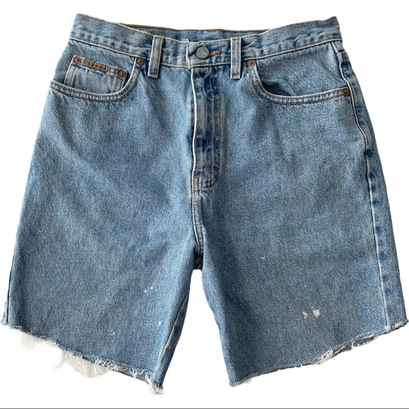 Vintage Calvin Klein Blue Jean High Rise Shorts 28